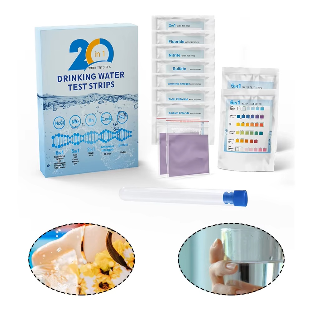 Water Testing Kit - شرائط اختبار المياه YAGO 20 في
