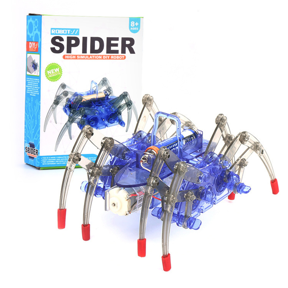 طقم روبوت العنكبوت الكهربائي ا - مراجعة Science Diy Model وسعره