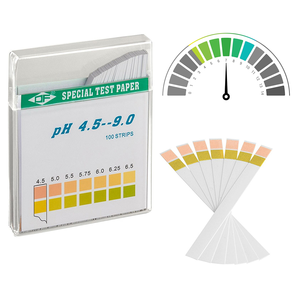 100 قطعة من شرائط اختبار درجة  - مراجعة Water Testing Kit وسعره