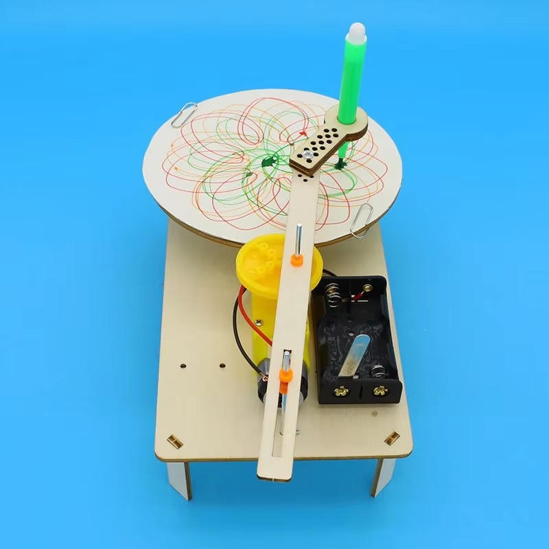 DIY الإبداعية خشبية الكهربائية - مراجعة Science Project Robot وسعره