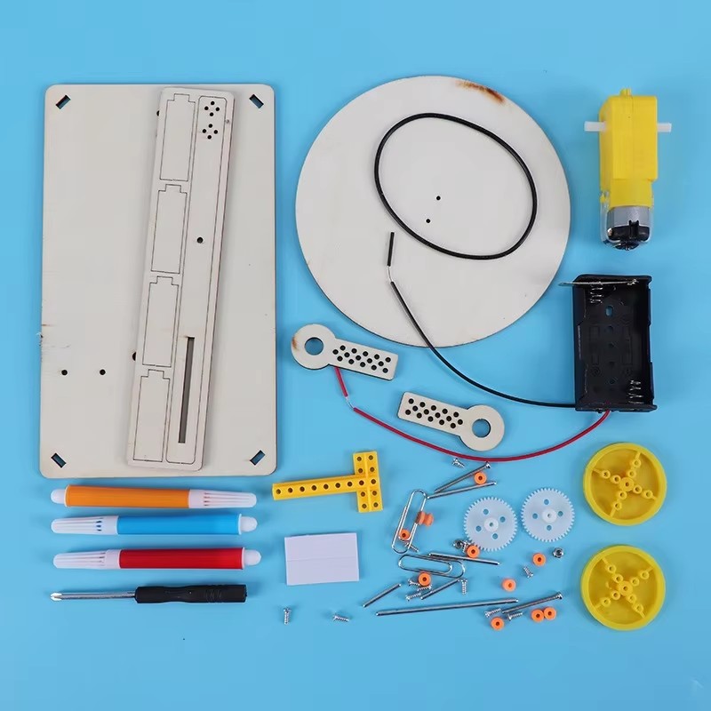 DIY الإبداعية خشبية الكهربائية - مراجعة Science Project Robot وسعره