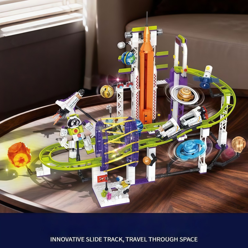 مجموعة بناء قطار الملاهي بثيمة - مراجعة Solar System Orrery وسعره