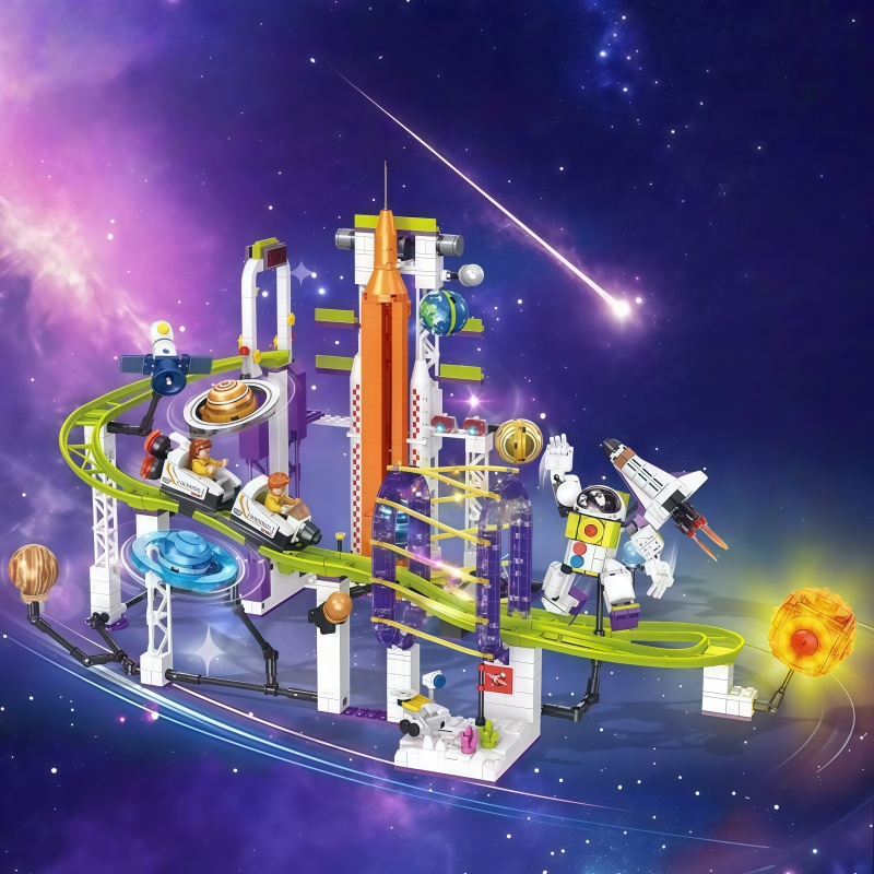 مجموعة بناء قطار الملاهي بثيمة - مراجعة Solar System Orrery وسعره